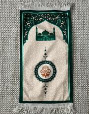 yeşil cami dizayn çocuk seccadesi