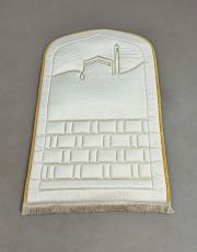 kırık beyaz ortopedik seccade sultan serisi 3