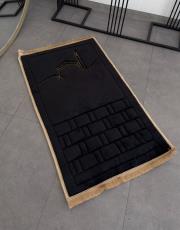 siyah ortopedik seccade sultan serisi