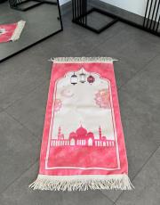 pudra kaymaz taban çocuk seccadesi ramazan temalı