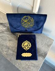 lacivert isme özel çanta boy kuran 3
