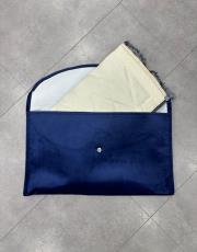 lacivert seccade çantası ( hayyal es salah yazılı ) 2