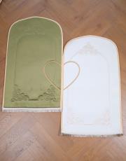 haki-beyaz kalpli seccade seti intizar 2