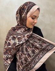 krem dubai vual desenli şal