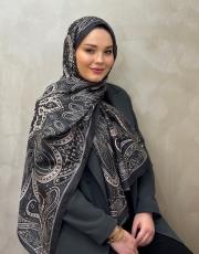 füme siyah valeria vual desen şal 2