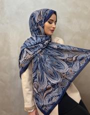 indigo mavi valeria vual desen şal 2