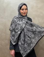 siyah valeria vual desen şal 2