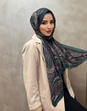 zümrüt yeşili valeria vual desen şal 2