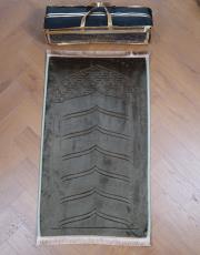 haki ortopedik seccade peluş kumaşlı