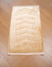 bej ortopedik seccade peluş kumaşlı