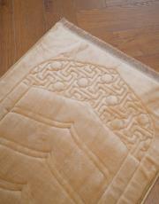 bej ortopedik seccade peluş kumaşlı 4