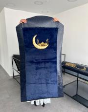 lacivert çantalı süper lüks seccade - 1 5