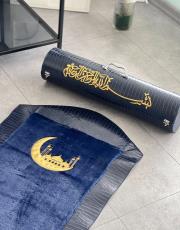 lacivert çantalı süper lüks seccade - 1 6