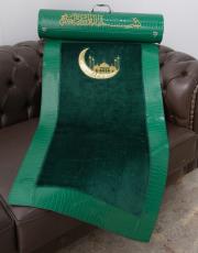 yeşil çantalı süper lüks seccade - 1 4