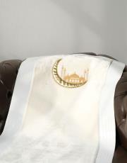 beyaz çantalı süper lüks seccade - 1 8