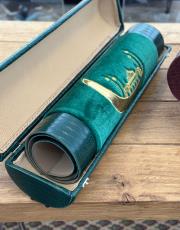 zümrüt yeşili çantalı süper lüks seccade - 1 5