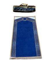 lacivert ortopedik seccade etnik desenli - 2