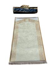 sarı ortopedik seccade etnik desenli - 2