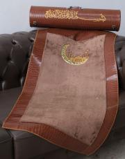 acı kahve çantalı süper lüks seccade - 2 ( isme özel ) 4