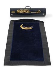 lacivert çantalı süper lüks seccade - 2 ( isme özel )