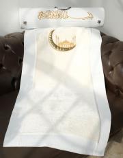 beyaz çantalı süper lüks seccade - 2 ( isme özel ) 3