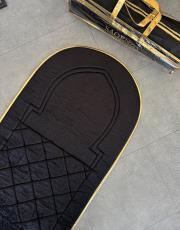 siyah - gold biyeli ortopedik seccade mihrap dizayn 2