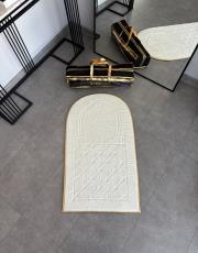 beyaz - gold biyeli ortopedik seccade mihrap dizayn