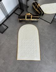 beyaz - gold biyeli ortopedik seccade mihrap dizayn 9