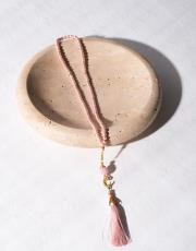 pembe inci tesbih vavlı püsküllü