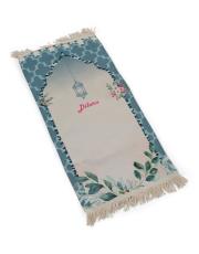 şamdanlı mavi isme özel çocuk seccadesi 2