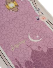 cami silüetli pembe isme özel çocuk seccadesi 3