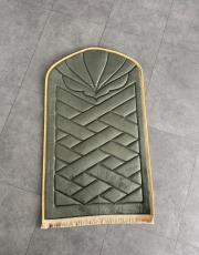 asker yeşili ortopedik diz ağırtmayan  lüks seccade 3