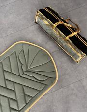 asker yeşili ortopedik diz ağırtmayan  lüks seccade 4