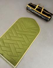 yağ yeşili ortopedik diz ağırtmayan  lüks seccade