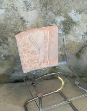 pudra deri astarlı baskılı peluş lüks seccade 2