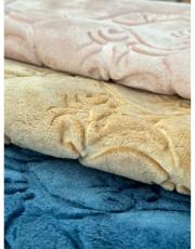 gold deri astarlı baskılı peluş lüks seccade 5