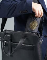 siyah nakış işlemeli silindir keseli seccade 3