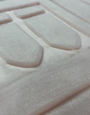 pudra deri astarlı peluş lüks seccade 2 4