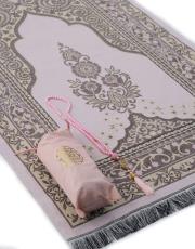 pudra baskılı silindir çantalı  seccade