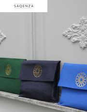 yeşil baskılı dikdörtgen çantalı  seccade 6