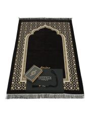 siyah isme özel  şönilseccade seti  yaldız 2029