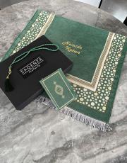 yeşil isme özel  şönilseccade seti  yaldız 2029 3