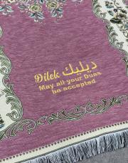 pudra isme özel şönil seccade seti  nilüfer 6